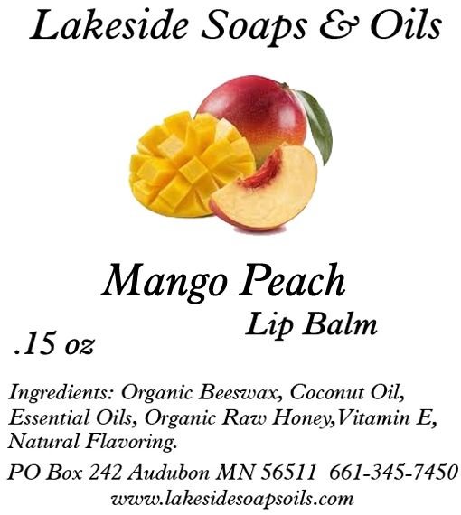 Mango Peach Lip Balm