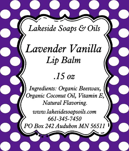 Lavender Vanilla Lip Balm