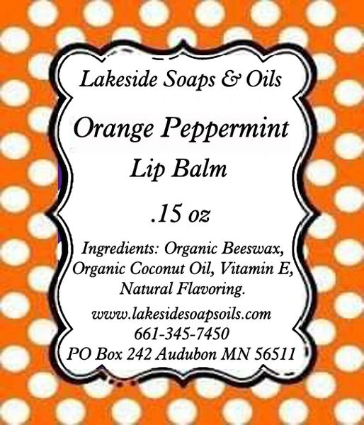 Orange Peppermint Lip Balm