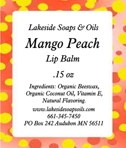 Mango Peach Lip Balm