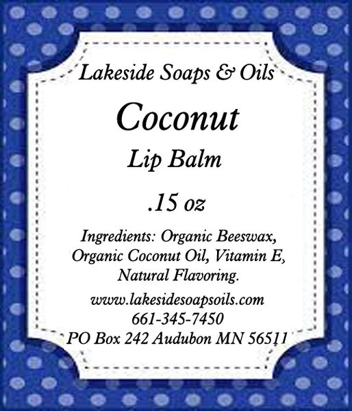 Coconut Lip Balm