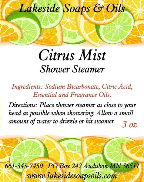 Citrus Mist Shower Steamer