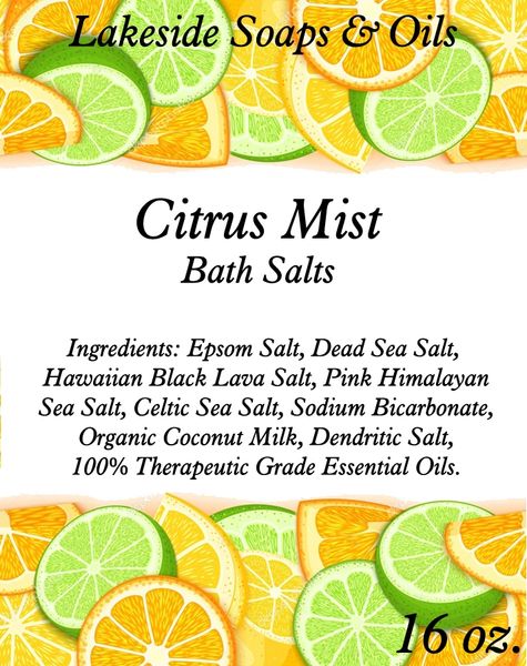 Citrus Mist Bath Salt