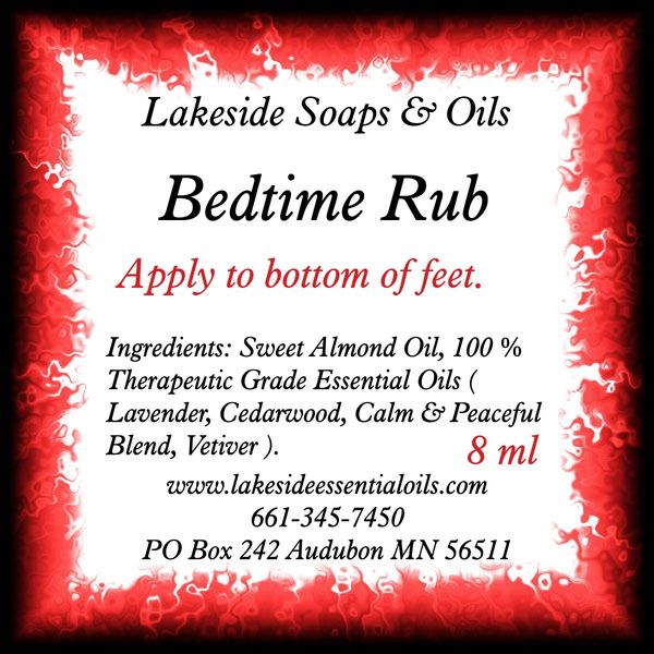 Bedtime Rub Essential Oil Blend