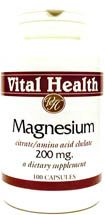 Magnesium Chelate/Citrate 250 Vegetarian Capsules