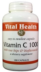 Vitamin C-1000 w/Bioflavonoids & Rose Hips 180 caps