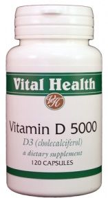 Vitamin D3 5,000 IU 120 caps