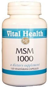 MSM 1,000mg 120 Vegetarian Capsules