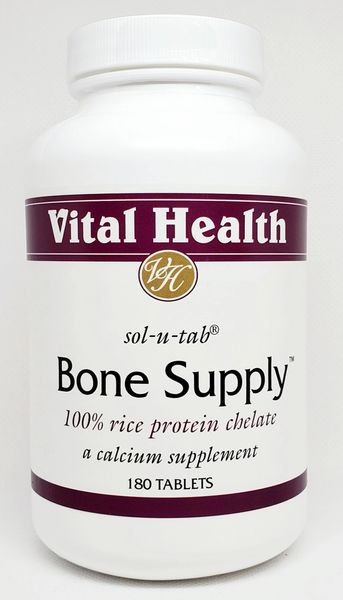 Bone Supply w/Vitamin D 180 tabs - Vital Health