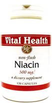 Niacin (Non-Flush) 500 mg 120 caps