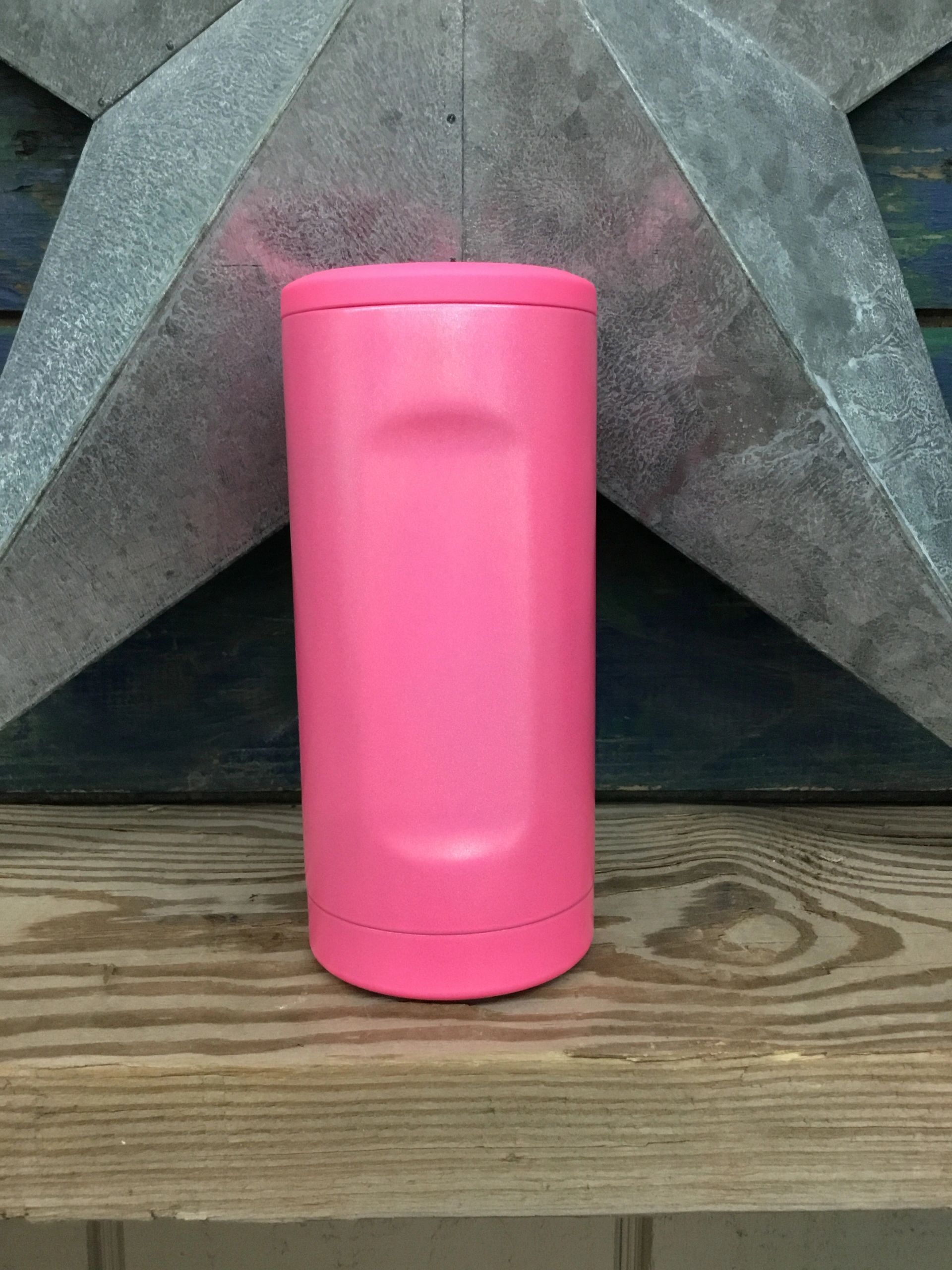 Brumate Hopsulator Slim Insulated Can Cooler in Glitter Pink 