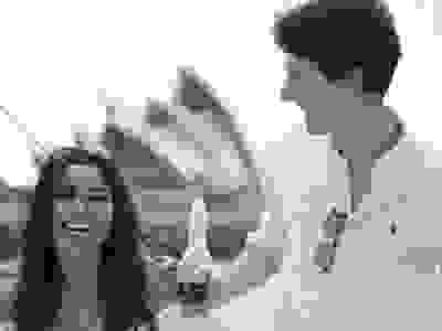 Smiling faces on board Dreamtime Girl