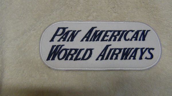 Pan American Airways 1950's back patch