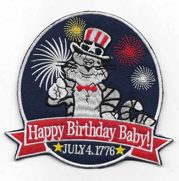 US Navy F-14 Tomcat "Happy Birthday Baby!" patch