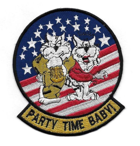 US Navy F-14 Tomcat "Party Time Baby!" patch