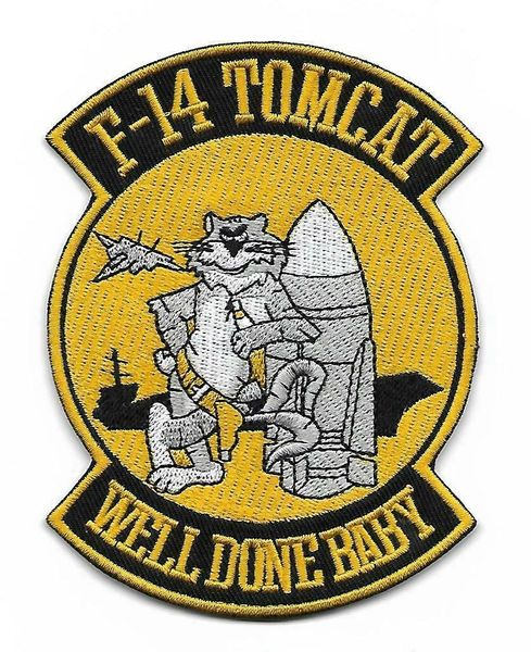 US Navy F-14 Tomcat "Well Done Baby!" patch