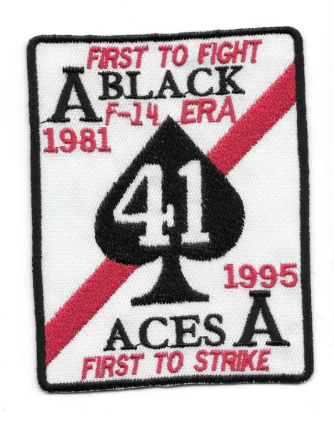 VF-41 Black Aces "First To Fight First To Strike" patch