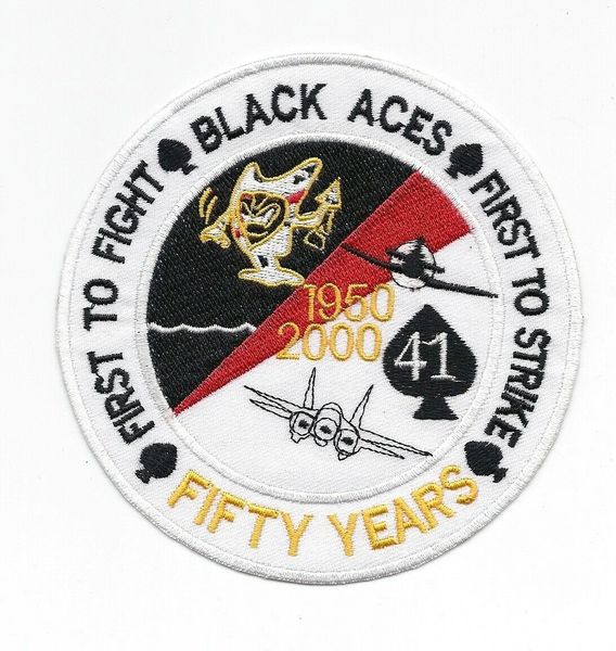 VF-41 "Black Aces" 50th Anniversary patch.