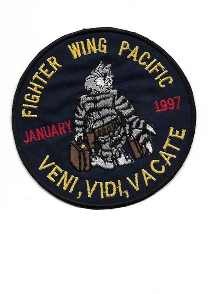 F-14 Tomcat Fighter Wing Pacific - Veni, Vidi, Vacate patch