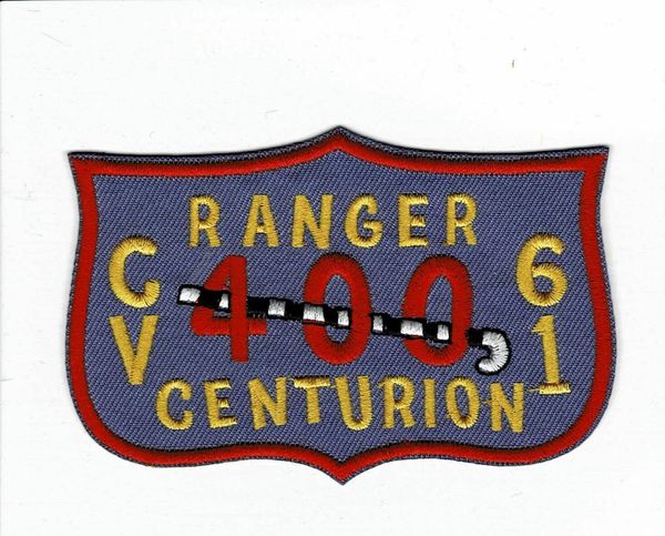 USS Ranger CV-61 "400 Centurion" patch