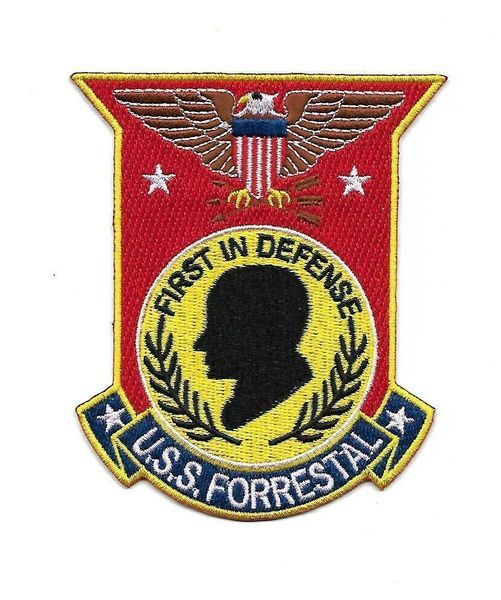 USS Forrestal "First In Defense" CVA-59 patch