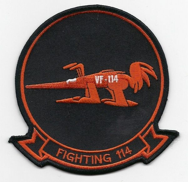 US Navy Fighter Squadron VF-114 "Aardvark" patch