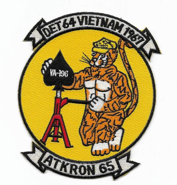 US Navy Attack Squadron VA-196 "DET 64 Vietnam 1967" patch