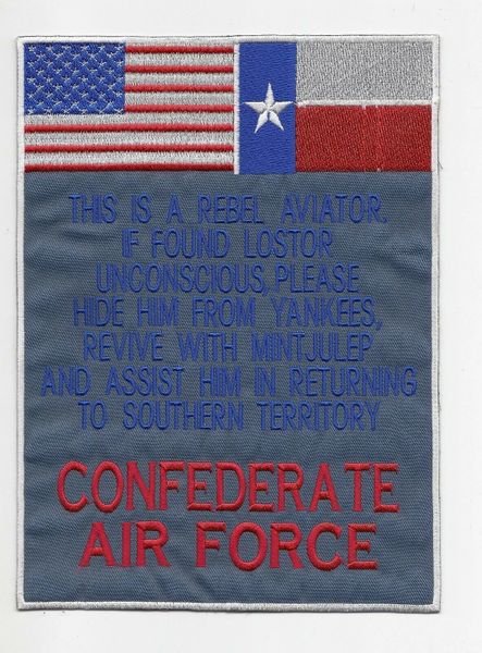 Confederate Air Force back patch (Texas flag variant)