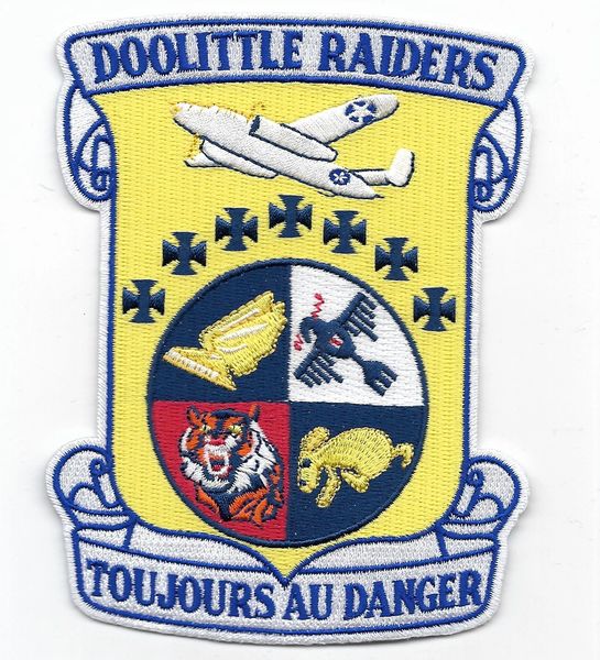 Doolittle Raiders "Toujours Au Danger" Commemorative patch.