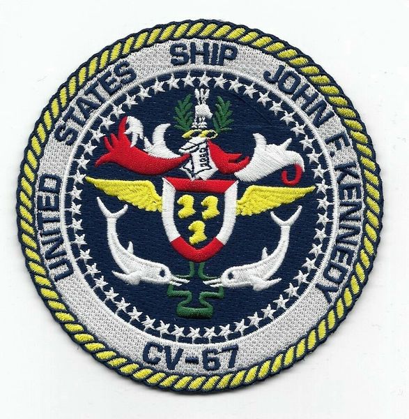 USS John F Kennedy CV-67 patch