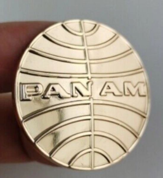 Pan American Airlines 1960's hat badge.