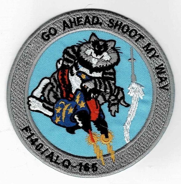 F-14 Tomcat "Go Ahead, Shoot My Way" patch.