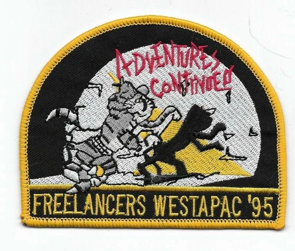 F-14 Tomcat "Freelancers Westpac '95 - Adventures Continued!" patch.