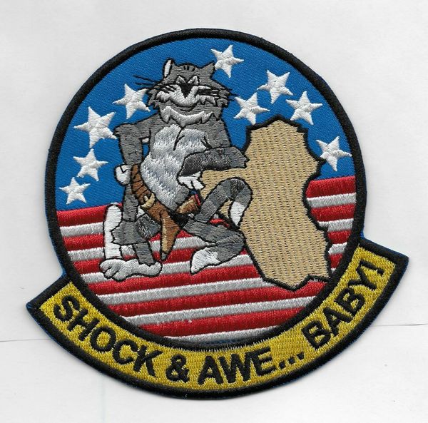 F-14 Tomcat "Shock & Awe... Baby!" patch.