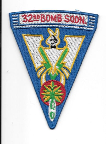 USAF 32nd Bomb Squadron patch.