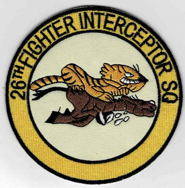 USAF 26th Fighter Interceptor Squadron "Flying Horse Squadron" patch.