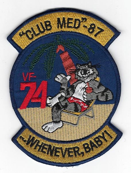 F-14 Tomcat "Club Med" 87 "Whenever, Baby!" patch.