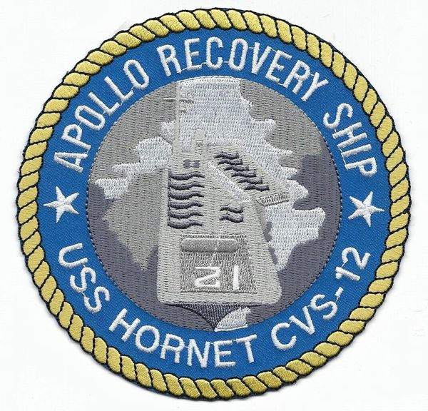 USS Hornet CVS-12 "Apollo Recovery Ship" patch.