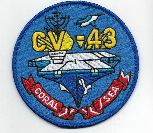 USS Coral Sea CV-43 patch.