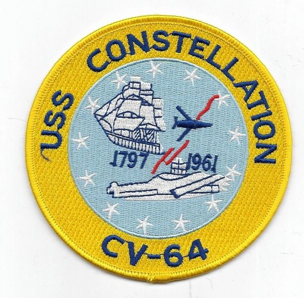 USS Constellation CV-64 patch.