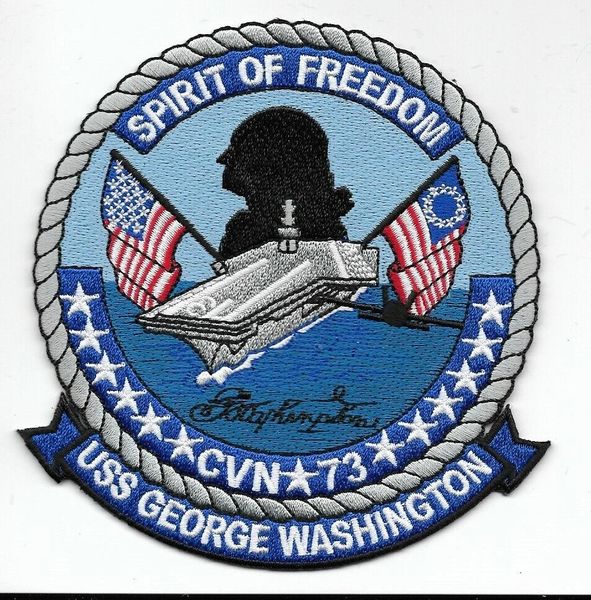 USS George Washington CVN-73 "Spirit of Freedom" patch.