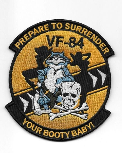 F-14 Tomcat VF-84 "Prepare To Surrender Your Booty Baby!" patch.