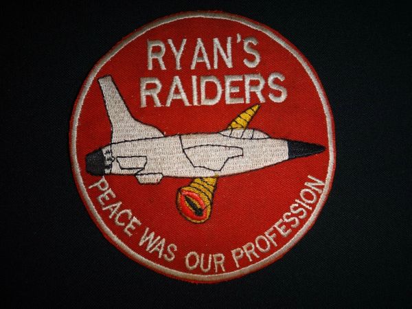 US Air Force 34th Tactical Fighter Squadron "RYAN'S RAIDERS" patch.