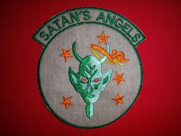 Vietnam War Patch USAF 433rd Tactical Fighter Squadron SATAN'S ANGELS.