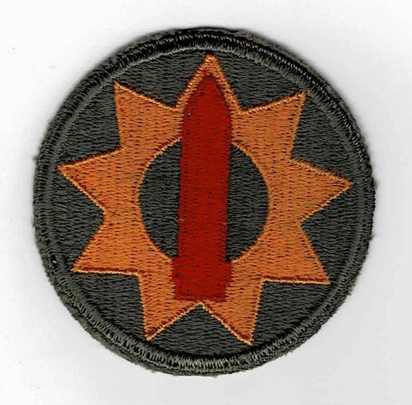 9th Coastal Artillery patch