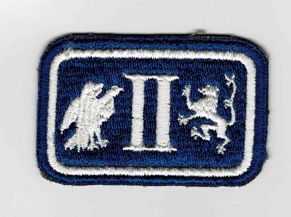 2nd Army Corps patch.