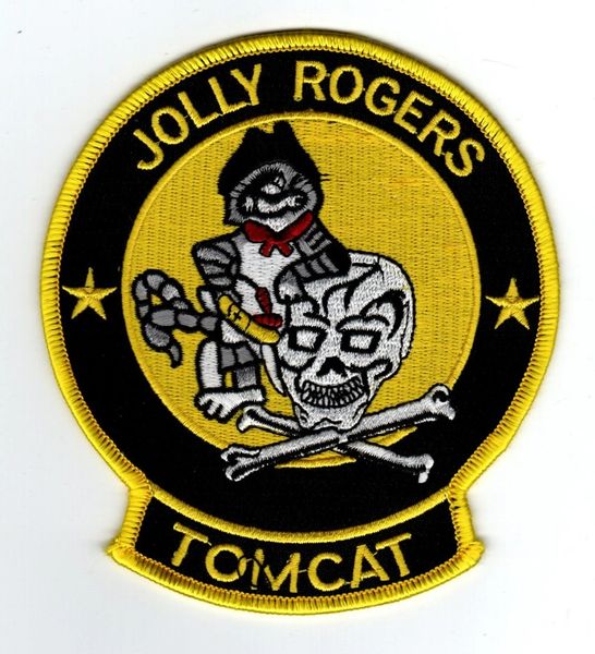 US Navy F-14 Jolly Rogers Tomcat patch.