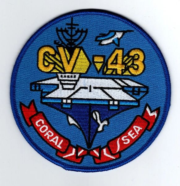 USS Coral Sea CVA-43 patch.