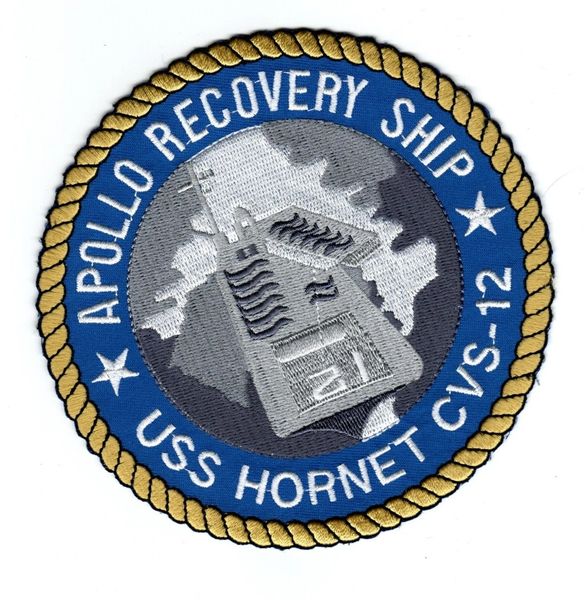 USS Hornet CVS-12 "Apollo Recovery Ship" patch.