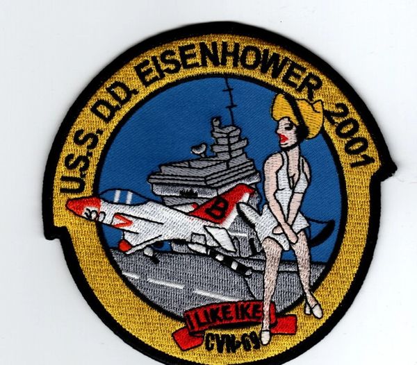 USS D.D. Eisenhower CVN-69 "2001" patch.